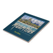 Mauritius Indischer Ozean Vintag Beach Souvenir Fliese (Seite)