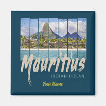 Mauritius Indischer Ozean Vintag Beach Souvenir