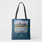 Mauritius Indischer Ozean Vintag Beach Souvenir Tasche (Vorderseite)