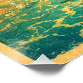 MAURITIUS – Insel des endlosen Blau Poster (Ecke)