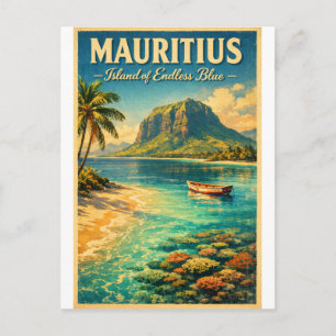 MAURITIUS – Insel des endlosen Blau Postkarte