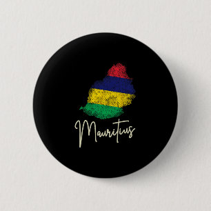 Mauritius Insel Vintage-Flagge Ozean Indischer Url Button