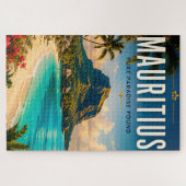🌴 Mauritius Inselparadies Küste 🌊 Puzzle (Horizontal)
