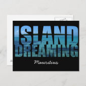 Mauritius Island Dreaming Postkarte (Vorne/Hinten)
