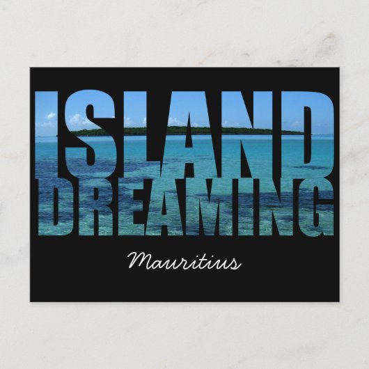 Mauritius Island Dreaming Postkarte (Vorderseite)