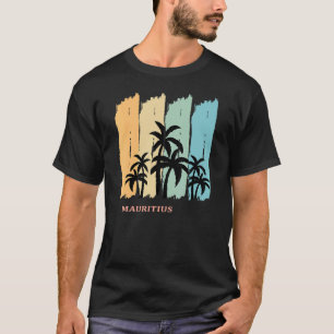 Mauritius Island Reisen Urlaub Souvenir Französisc T-Shirt