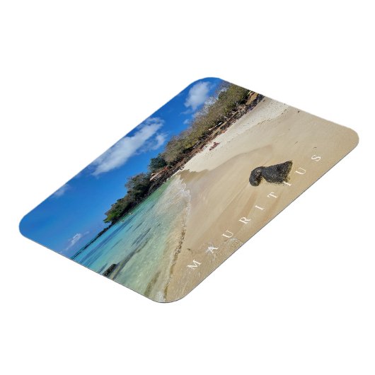 Mauritius La Cuvette Beach View Magnet (Linke Seite)