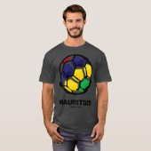 Mauritius Landesflagge T-Shirt (Vorne ganz)