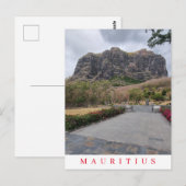 Mauritius Le Morne Brabant Blick Postkarte (Vorne/Hinten)
