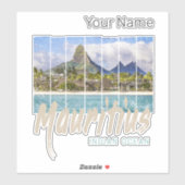 Mauritius Le Morne Brabant Mountain Souvenir Aufkleber (Blatt)