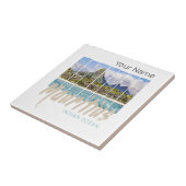 Mauritius Le Morne Brabant Mountain Souvenir Fliese (Seite)