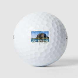 Mauritius Le Morne Brabant Mountain Souvenir Golfball