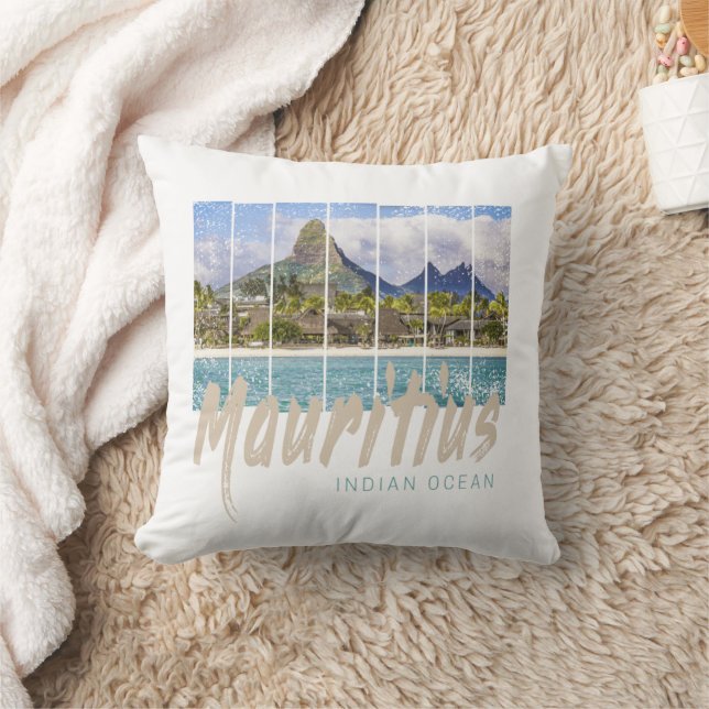 Mauritius Le Morne Brabant Mountain Souvenir Kissen (Decke)