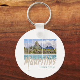 Mauritius Le Morne Brabant Mountain Souvenir Schlüsselanhänger