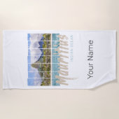 Mauritius Le Morne Brabant Mountain Souvenir Strandtuch (Vorderseite)