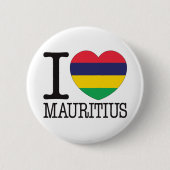 Mauritius-Liebe v2 Button (Vorderseite)