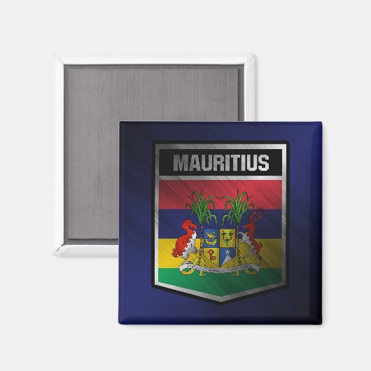 Mauritius Magnet (Vorderseite/Rückseite)