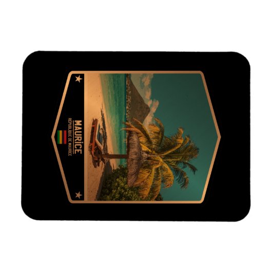 Mauritius Magnet (Horizontal)
