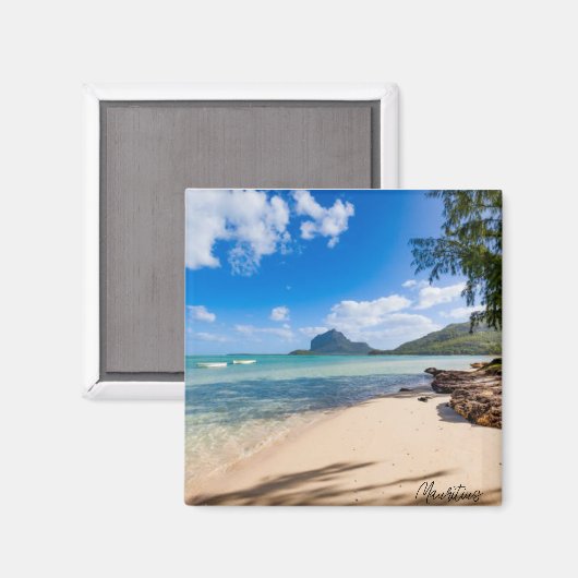 Mauritius-Magnet Magnet (Vorderseite/Rückseite)