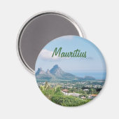 Mauritius-Magnet Magnet (Vorderseite/Rückseite)