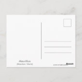 Mauritius / Maurice Postkarte (Rückseite)