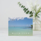 Mauritius Meer- und Himmelsansicht Postkarte (Stehend Vorderseite)