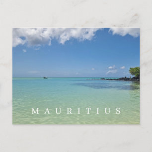 Mauritius Meer- und Himmelsansicht Postkarte