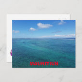 Mauritius Ocean Postcard Postkarte (Vorne/Hinten)