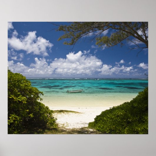 Mauritius, Ost-Mauritius, Belle Mare, Ost Poster (Vorne)