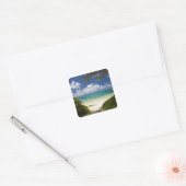 Mauritius, Ost-Mauritius, Belle Mare, Ost Quadratischer Aufkleber (Umschlag)