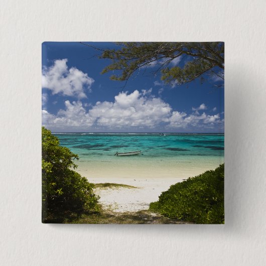 Mauritius, Ostmauritius, Belle Mare, Ost Button (Vorderseite)