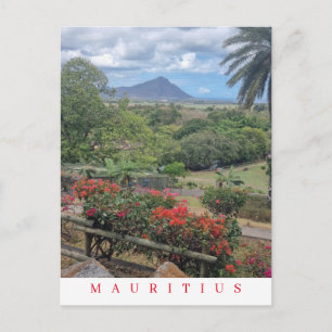 Mauritius Panoramablick Postkarte