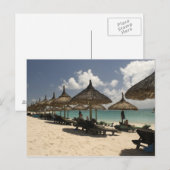 Mauritius, Poste de Flacq. Die Strandlandschaft Postkarte (Vorne/Hinten)