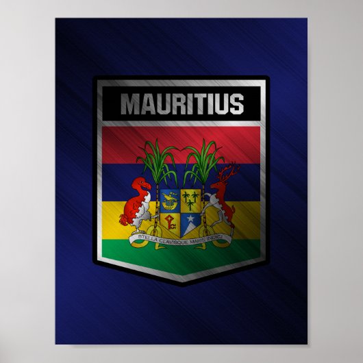 Mauritius Poster (Vorne)