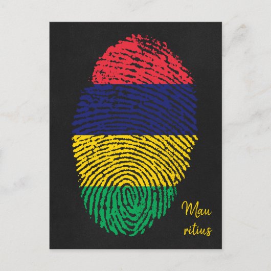 Mauritius Postkarte (Vorderseite)