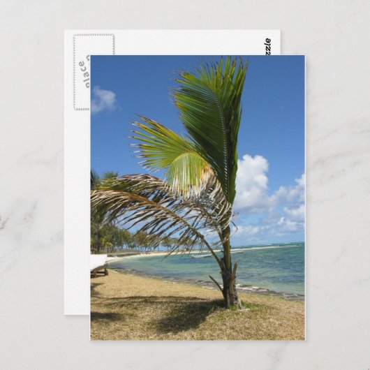 Mauritius Postkarte (Vorne/Hinten)