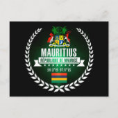 Mauritius Postkarte (Vorderseite)