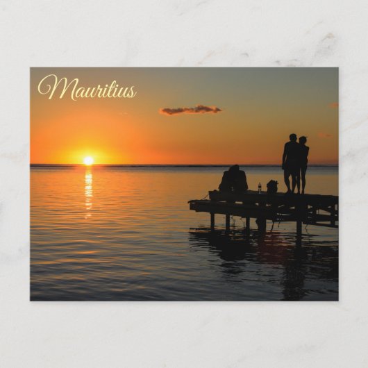 Mauritius Postkarte (Vorderseite)