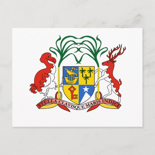 Mauritius Postkarte (Vorderseite)