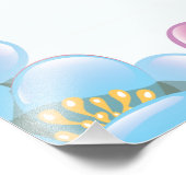 Mauritius Reiseplakat Fotodruck (Ecke)