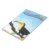 Mauritius Reiseplakat Notizblock (angewinkelt)