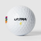 Mauritius Retro Indischer Ozean Dodo und Flag Vint Golfball (Logo)