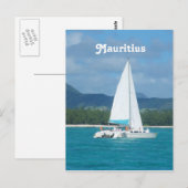 Mauritius Sailing Postkarte (Vorne/Hinten)
