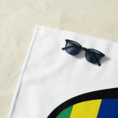 MAURITIUS schattiert kundenspezifisches Strandtuch (Beispiel)