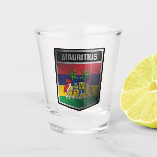 Mauritius Schnapsglas (Vorderseite)