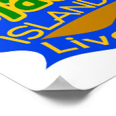 Mauritius Staat des Gedankenplakats Poster (Ecke)