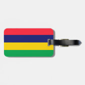 Mauritius-Staatsflagge Gepäckanhänger (Rückseite horizontal)