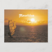 Mauritius Sunset Postkarte (Vorderseite)