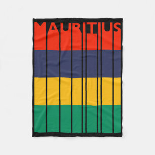 Mauritius Vintage Mauritian Flag Urlaub Fleecedecke