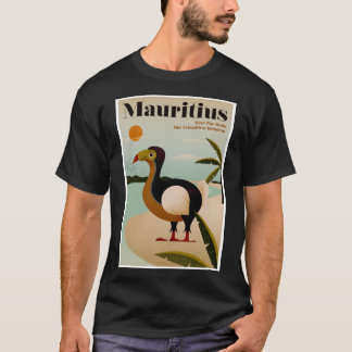 MAURITIUS; Vintage Reise- und Tourismusdruck T-Shirt
